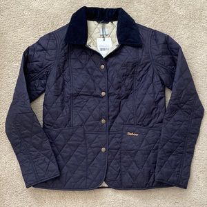 Barbour Summer Liddesdale Quilted Blue Jacket